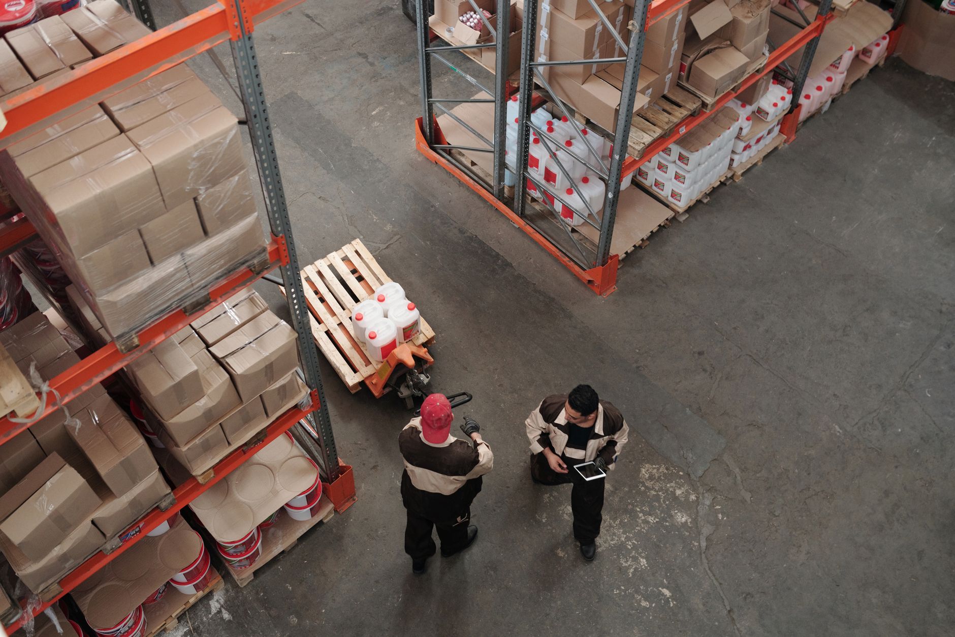 Plant manager discussing an apprenticeship program with an employee