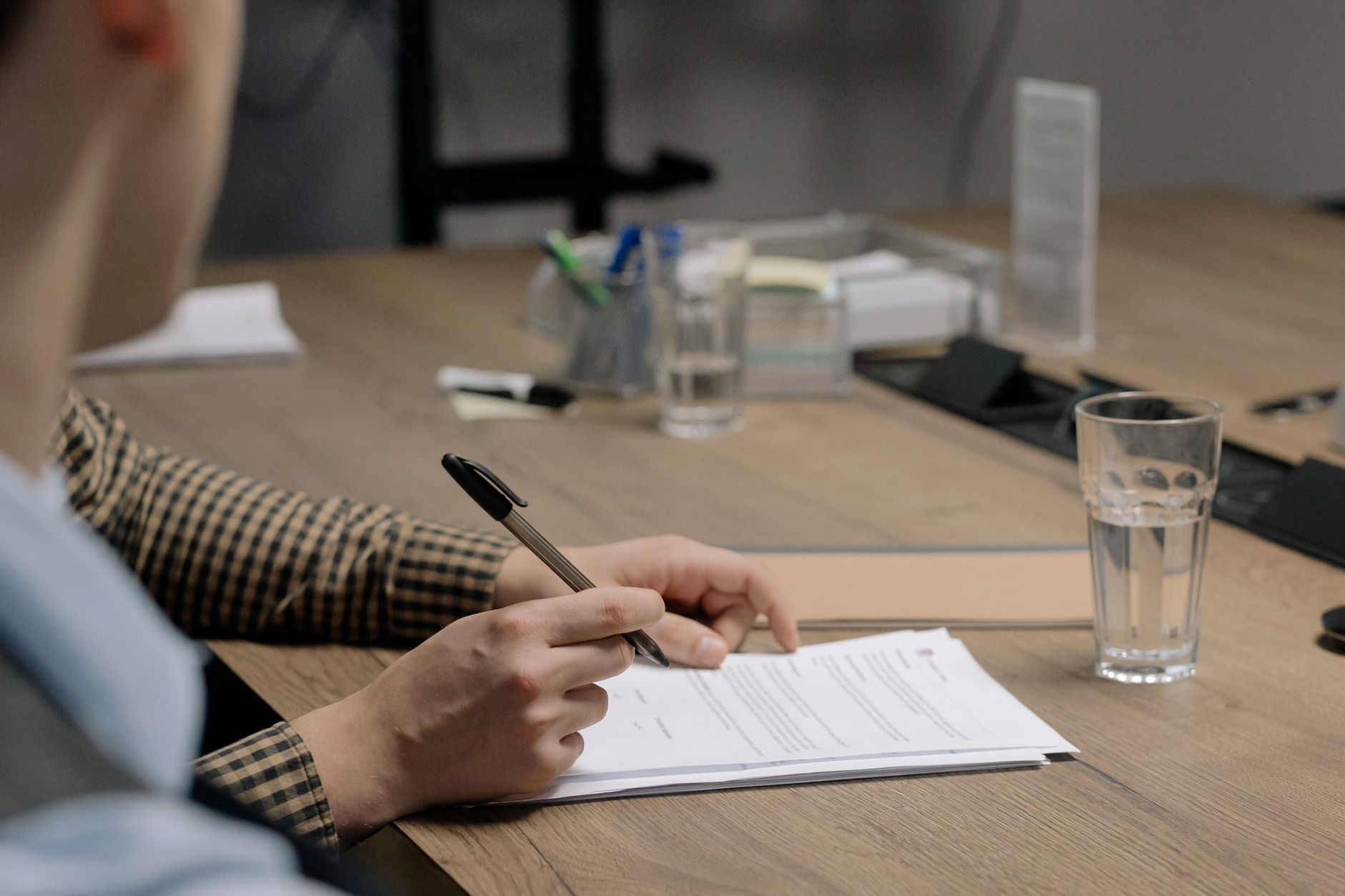 Auditor reviewing a mineral sourcing certificate