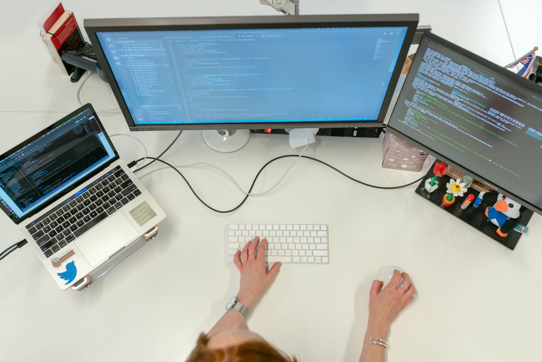Engineer configuring sensor data tags for a historian system