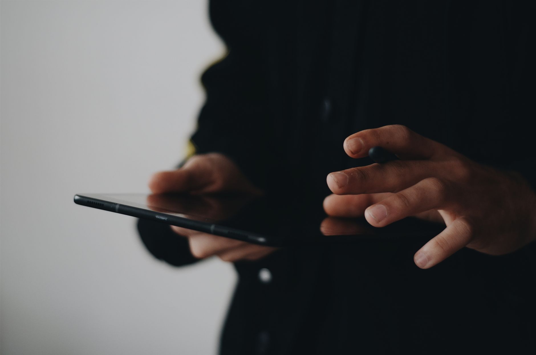 Technician updating firmware on an edge computing device