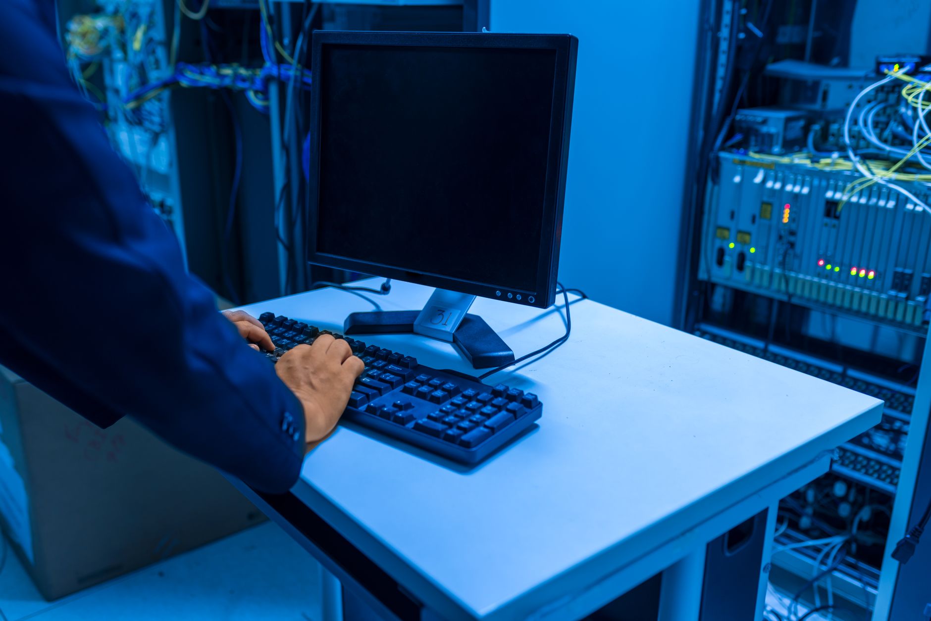 Team troubleshooting an industrial network issue