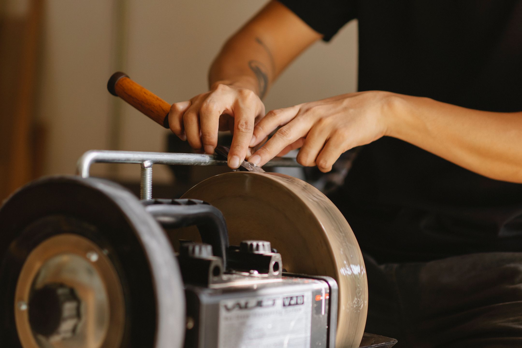 Selection of different grinding wheels for comparison