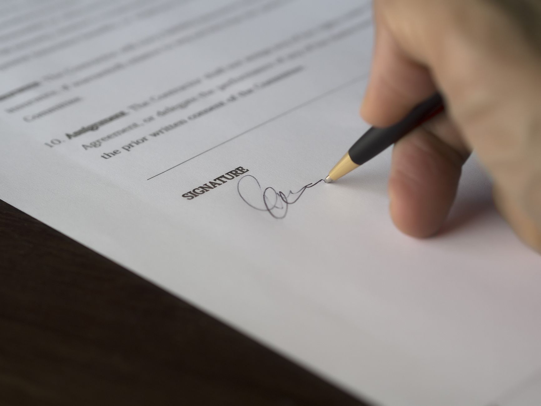 Supplier completing a substance declaration form