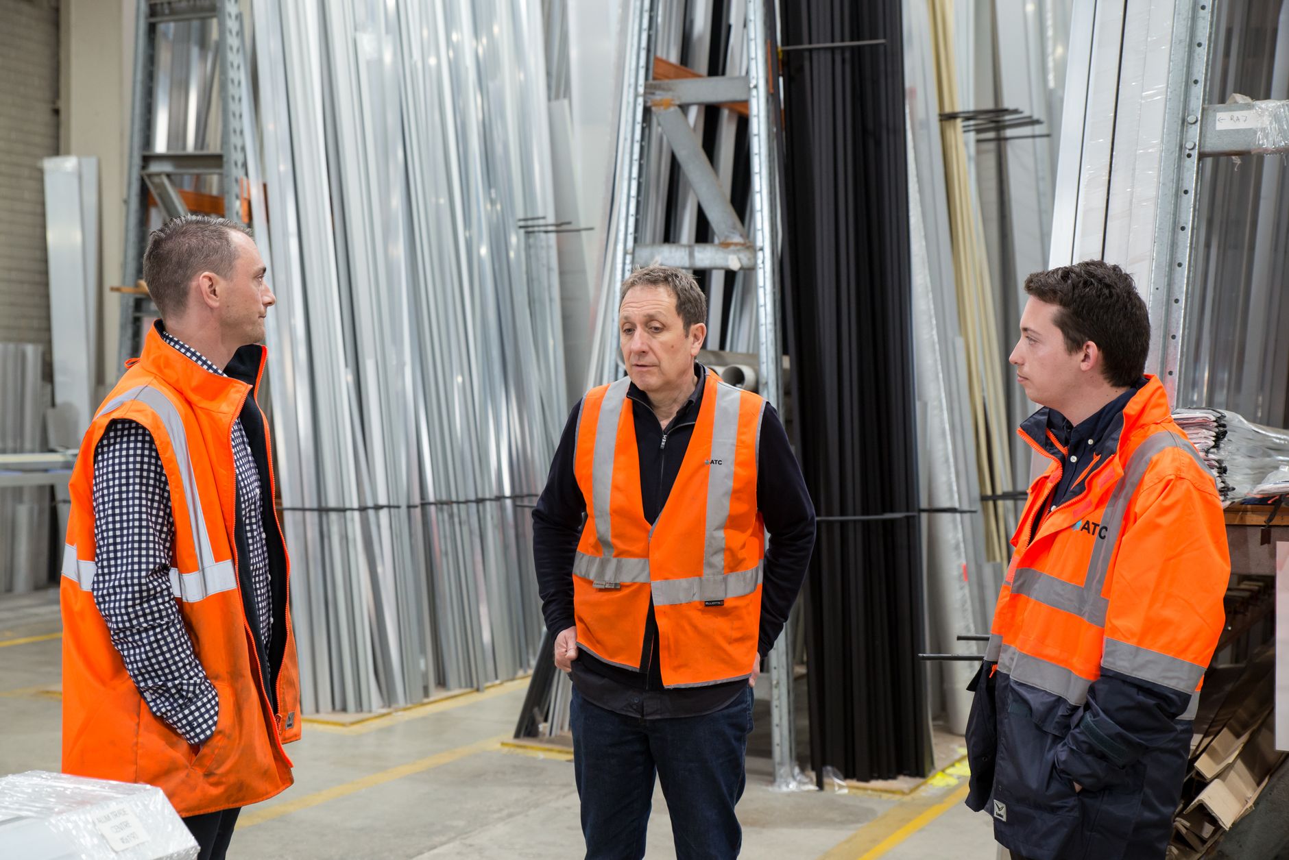 Maintenance team in a planning session