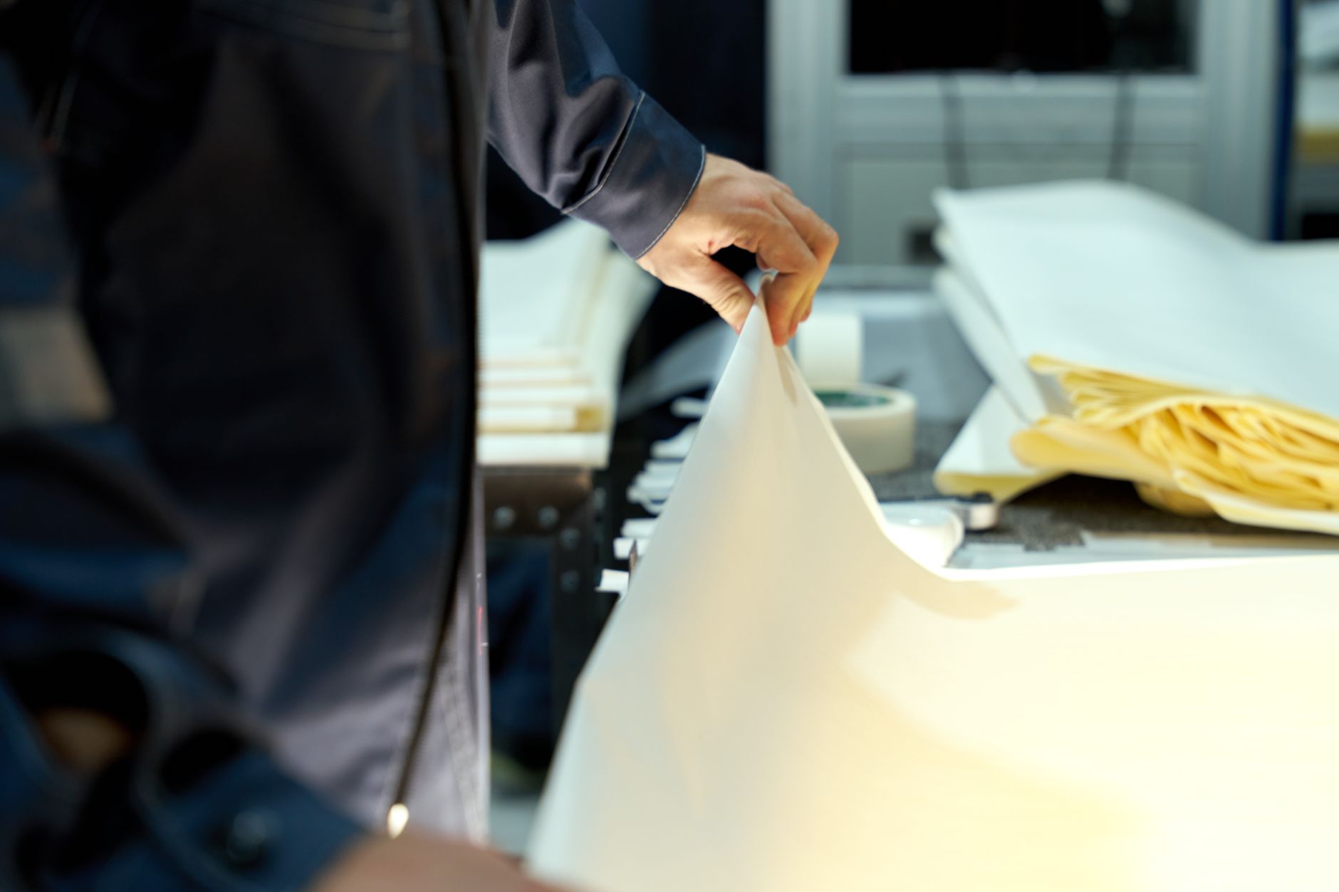 Instructor demonstrating the four-step Job Instruction method